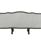 ACME Samael Sofa w/3 Pillows, Gray Linen & Dark Brown Finish