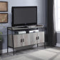 ACME Samiya TV Stand , Gray Oak & Black Finish