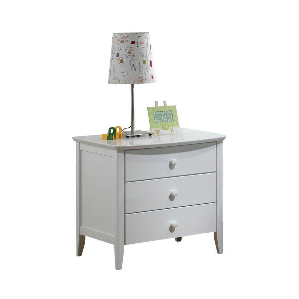 ACME San Marino Nightstand, White