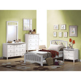 ACME San Marino Twin Bed, White  09150T