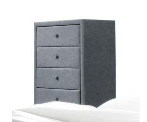 ACME Saveria Chest, 2-Tone Gray PU