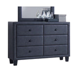 ACME Saveria Dresser, 2-Tone Gray PU