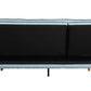 ACME Savilla Adjustable Sofa, Blue Linen & Oak Finish