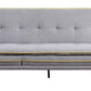 ACME Savilla Adjustable Sofa, Gray Linen & Oak Finish