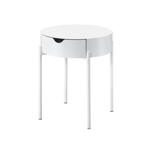 ACME Scylla Accent Table, White Finish