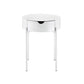 ACME Scylla Accent Table, White Finish