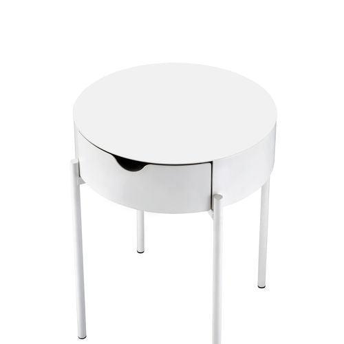 ACME Scylla Accent Table, White Finish