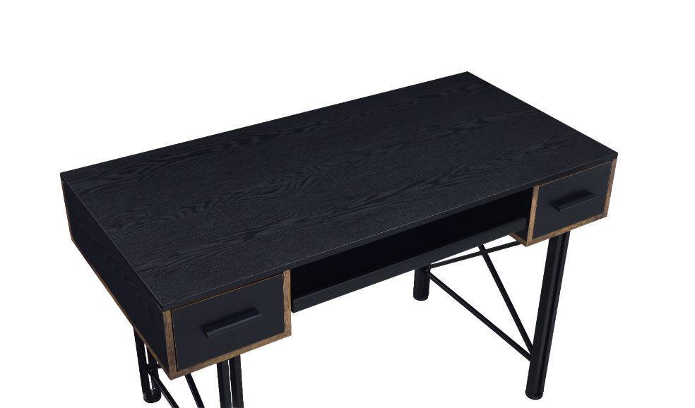 ACME Settea Computer Desk, Black Finish