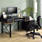 ACME Settea Computer Desk, Black Finish