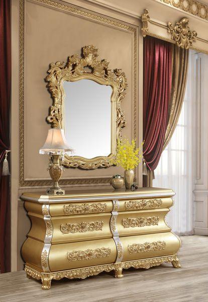 ACME Seville Mirror, Gold Finish