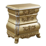 ACME Seville Nightstand, Gold Finish