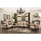 ACME Shalisa Sofa w/7 Pillows, Fabric & Walnut