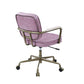 ACME Siecross Office Chair, Pink Top Grain Leather