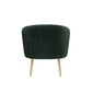 ACME Sigurd Accent Chair, Velvet & Gold