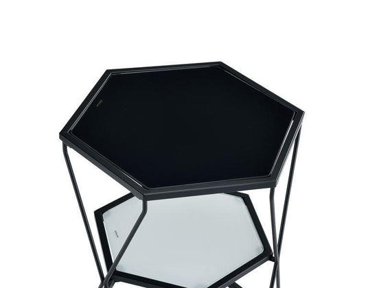 ACME Sinnis Accent Table, Black Finish