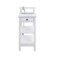 Slayer Side Table w/ USB, White