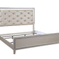 ACME Sliverfluff California King Bed, PU & Champagne Finish