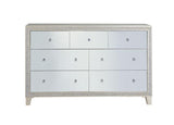 ACME Sliverfluff Dresser, Mirrored & Champagne Finish