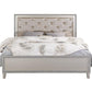 ACME Sliverfluff Queen Bed, PU & Champagne Finish