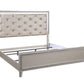 ACME Sliverfluff Queen Bed, PU & Champagne Finish