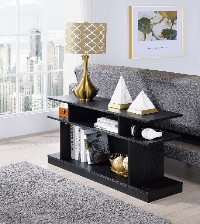 ACME Sollix Sofa Table, Black Finish