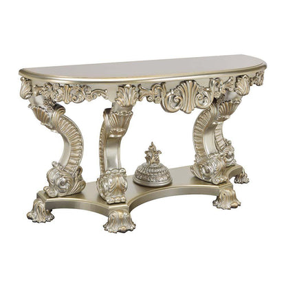 ACME Sorina Sofa Table, Antique Gold Finish