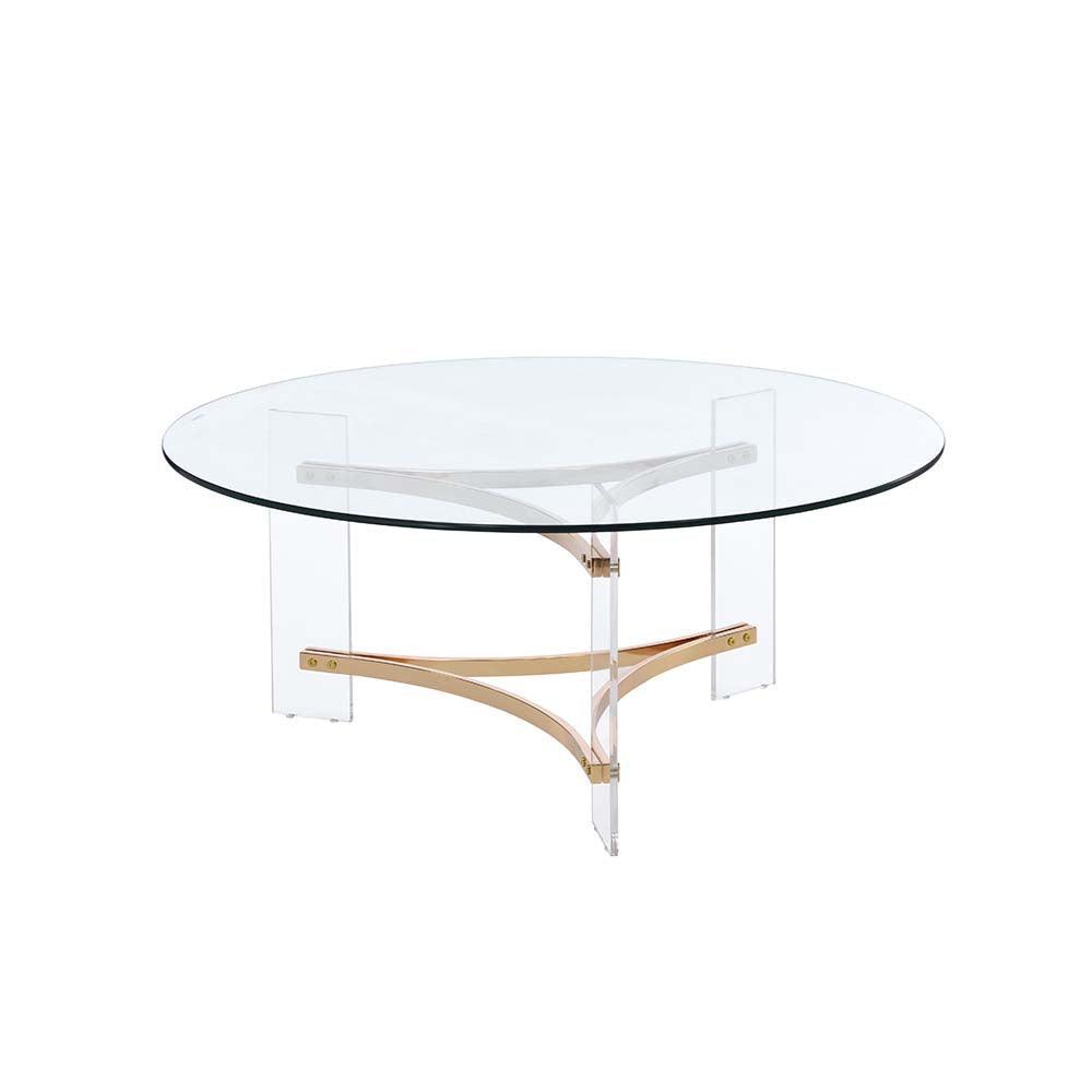 ACME Sosi Coffee Table  , Gold Finish