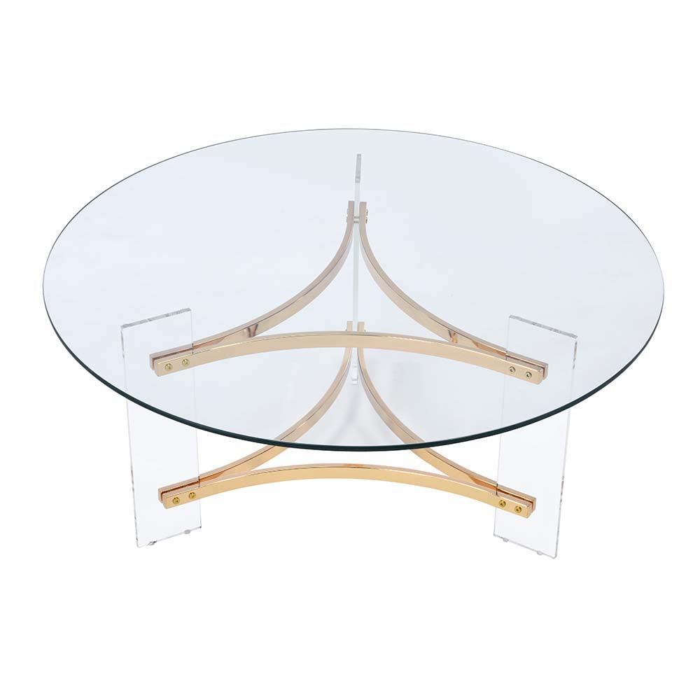 ACME Sosi Coffee Table  , Gold Finish