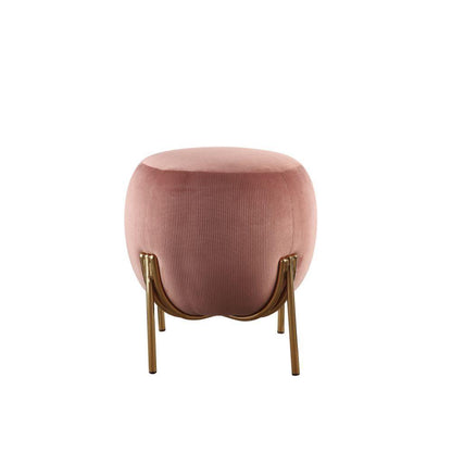 ACME Spraxis Ottoman, Dusty Rose Corduroy