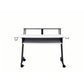 Suitor Music Recording Studio Desk, White & Black