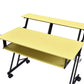Suitor Music Recording Studio Desk, Yellow & Black