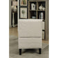 ACME Susanna Accent Chair & Pillow, Cream Linen