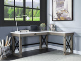 Talmar Writing Desk w/Lift Top, Marble Top & Rustic Oak Finish