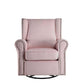 ACME Tamaki Swivel Chair w/Glider , Pink Fabric