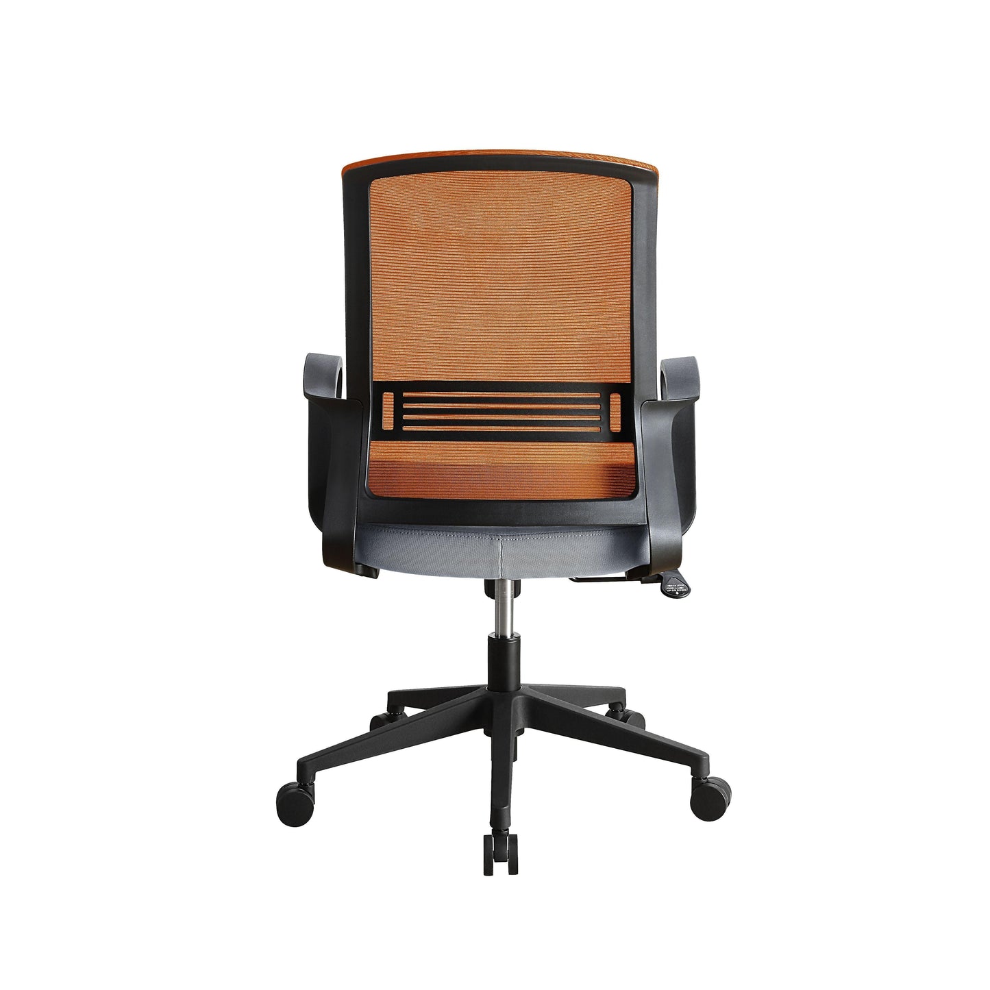 ACME Tanko Office Chair, Orange & Gray Fabric