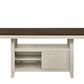 ACME Tasnim Counter Height Table, Oak & Antique White Finish