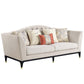 ACME Tayden Sofa w/5 Pillows, Beige Velvet