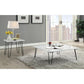 ACME Telestis Coffee Table, White Marble & Black