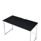 ACME Tennos Vanity Desk , Black & Chrome Finish