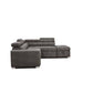 ACME Thelma Sectional Sofa w/Sleeper & Ottoman, Gray Polished Microfiber  50275