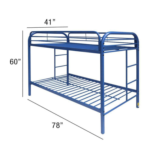 ACME Thomas Twin/Twin Bunk Bed, Blue