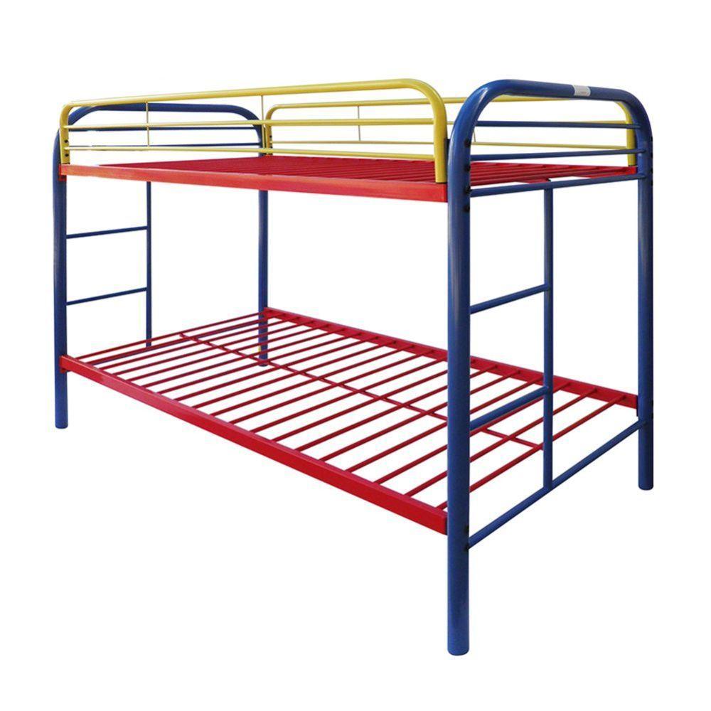 ACME Thomas Twin/Twin Bunk Bed, Rainbow