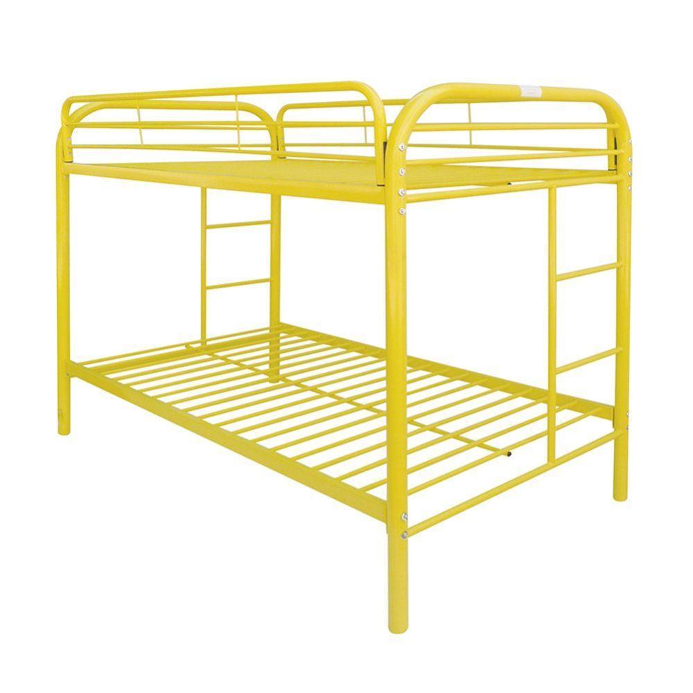 ACME Thomas Twin/Twin Bunk Bed, Yellow