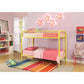 ACME Thomas Twin/Twin Bunk Bed, Yellow