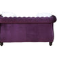 ACME Thotton Loveseat w/2 Pillows, Purple Velvet