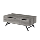 ACME Throm Coffee Table w/Lift Top, Gray Oak Finish