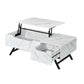 ACME Throm Coffee Table w/Lift Top, White Finish