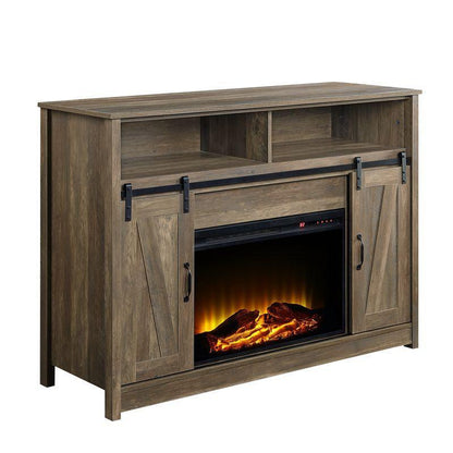 ACME Tobias Fireplace, Rustic Oak