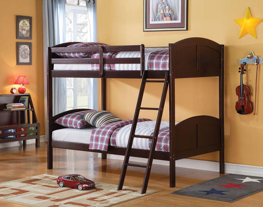 ACME Toshi Twin/Twin Bunk Bed, Espresso