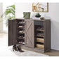 ACME Toski Cabinet, Rustic Gray Oak